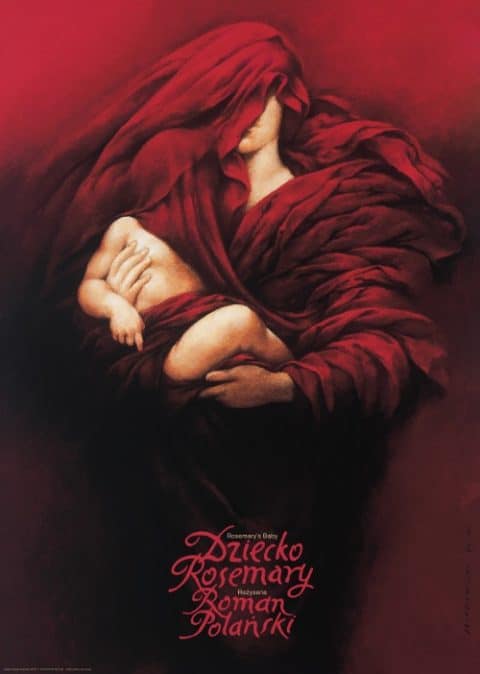 Red and Black alternate poster art by Polish designer Wieslaw Walkuski
