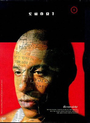 Multi-Facial Black and Red Film Poster Featuring Vin Diesel's Head against a background