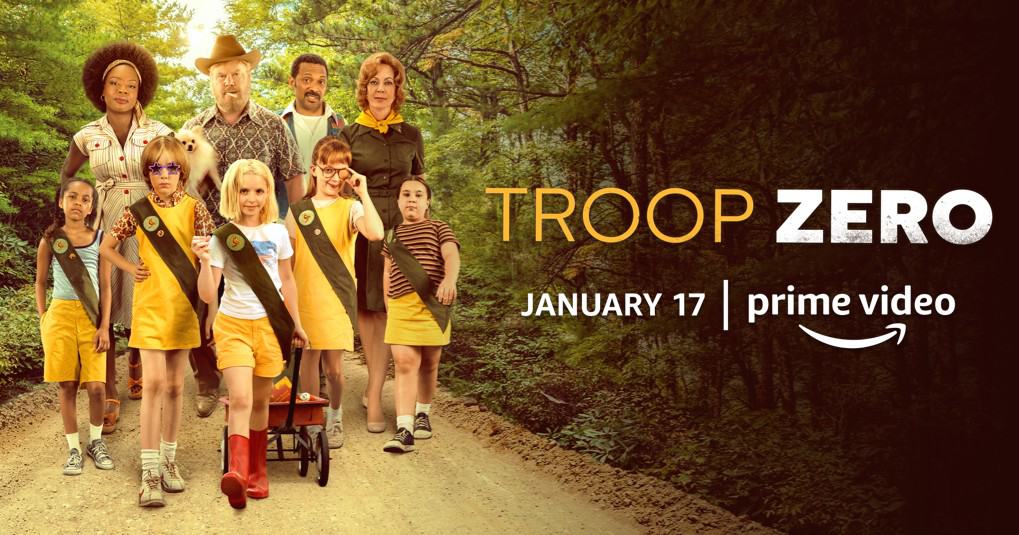 Troop Zero Poster - the characters walk through the woods